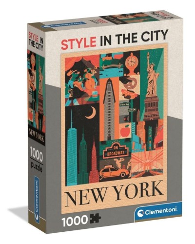 Puzzle 1000 New York, Clementoni