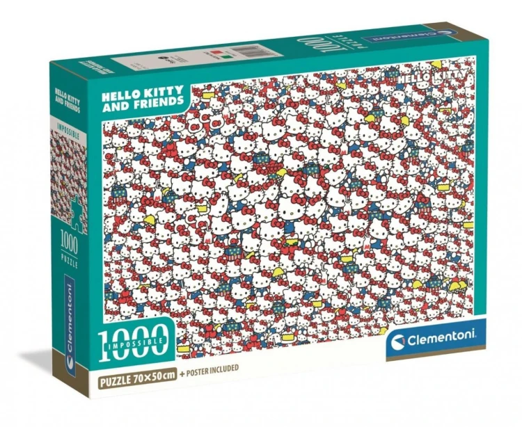 Puzzle 1000 Hello Kitty, Clementoni