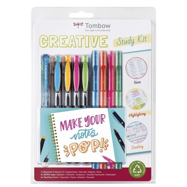 Zestaw kreatywny Creative Study Kit 9el, Tombow