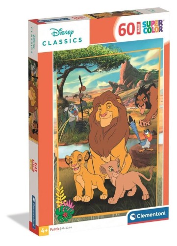 Puzzle 60 The Lion King, Clementoni