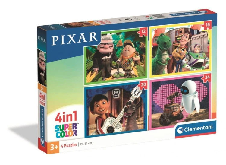 Puzzle 4w1 Pixar, Clementoni
