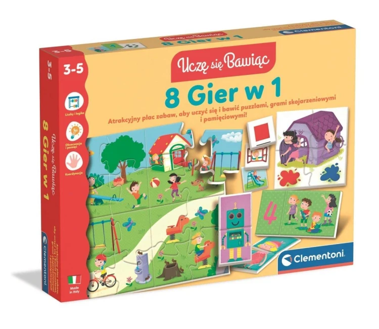 Edukacyjny Zestaw 8w1, Clementoni
