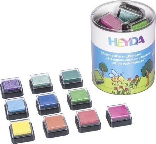 Zestaw poduszek do stempli mini 10szt Rainbow