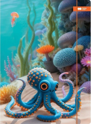 Teczka A4+ z gumką Aqua Cuties HAPPY COLOR, GDD