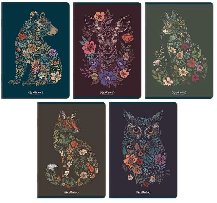Zeszyt A5/32K kratka Florimals (10szt) HERLITZ