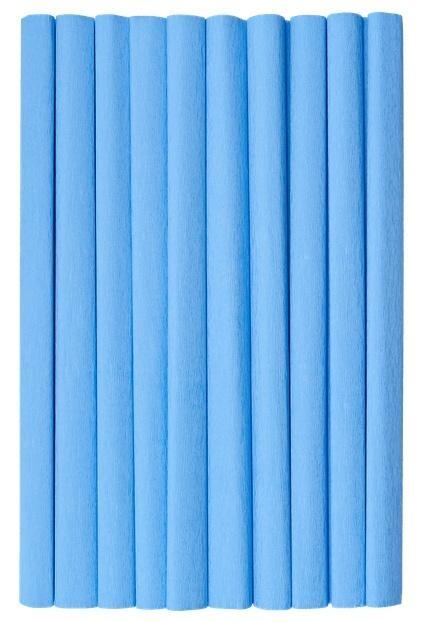 Bibuła marszczona błękit 50x200cm (10szt) HERLITZ