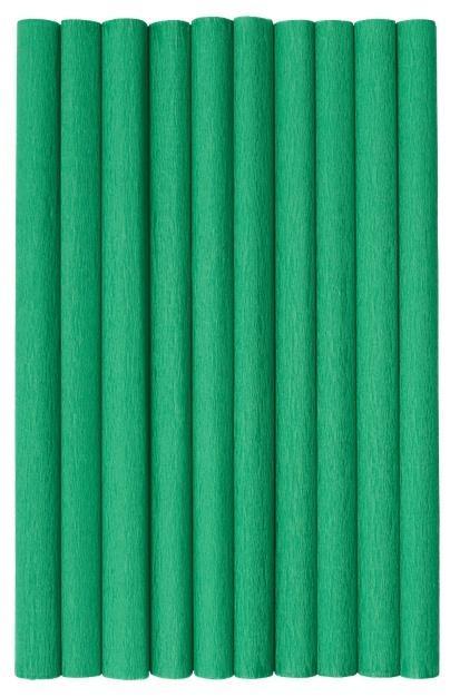 Bibuła marszczona zielony ciemny 50x200cm (10szt)