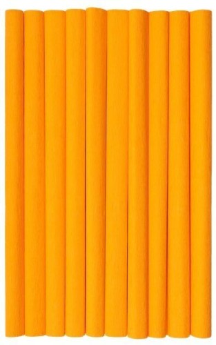 Bibuła marszczona pomarańcz. jasny 50x200cm(10szt)