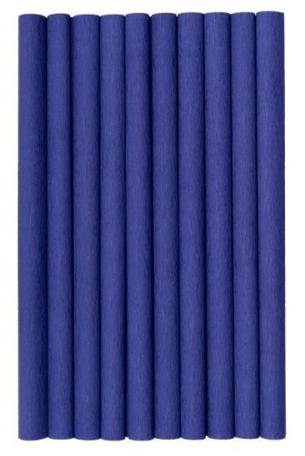 Bibuła marszczona granat 50x200cm (10szt) HERLIZ