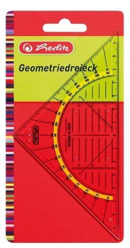 Ekierka z kątomierzem 16cm HERLITZ, HERLITZ