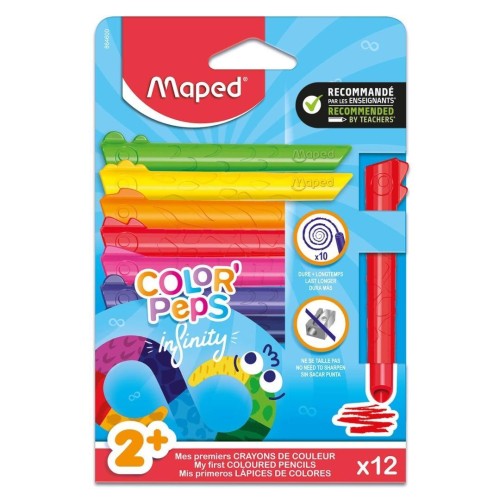 Kredki Infinity Kid 12kol MAPED, Maped