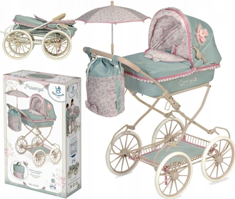 Wózek dla lalek Provence, DeCuevas Toys