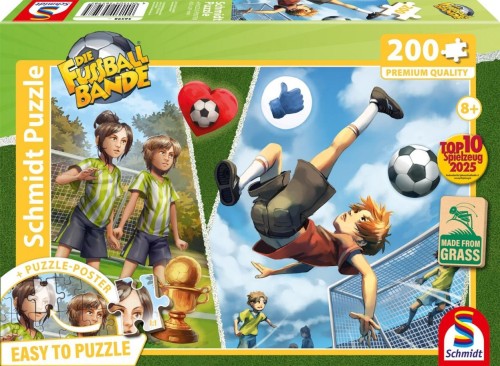 Puzzle 200 Piłkarze Przewrotka, Schmidt