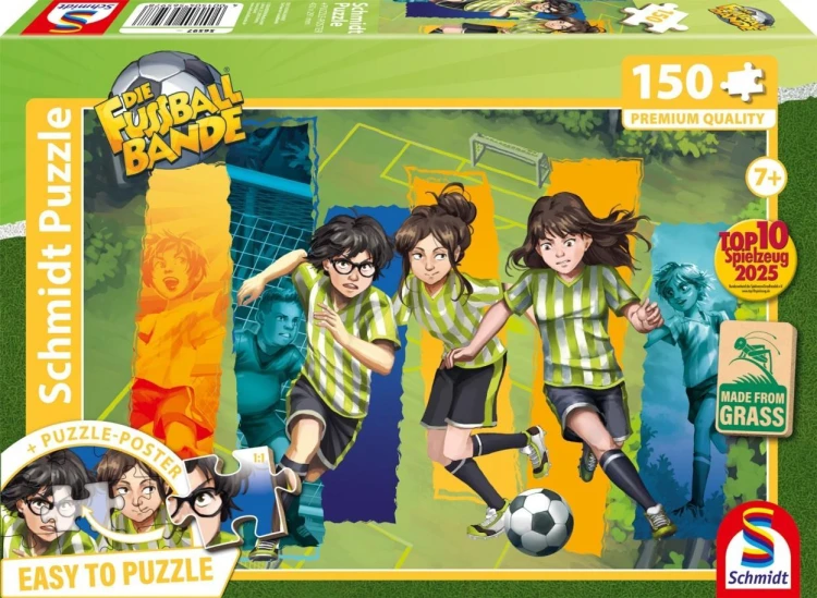 Puzzle 150 Piłkarze Współpraca, Schmidt