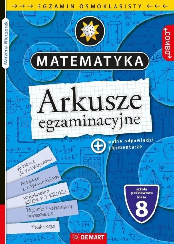 Arkusze egzaminacyjne Matematyka dla 8-klasisty