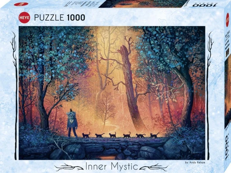 Puzzle 1000 Mistyczny świat, Marsz przez las, Heye