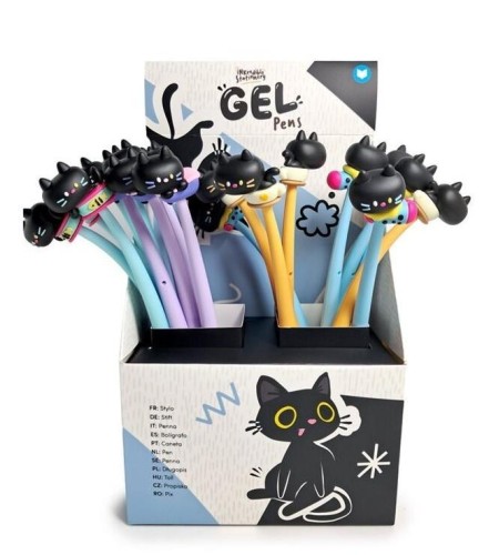 Cienkopis Lucky the Black Cat (20szt), Puckator