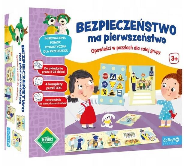 Puzzle Bezpieczeństwo ma pierwszeństwo! TREFL