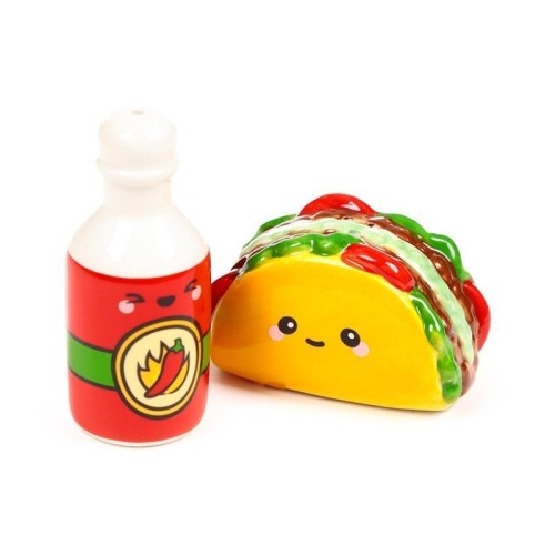 Solniczka i pieprzniczka Frida the Taco Hot Sauce