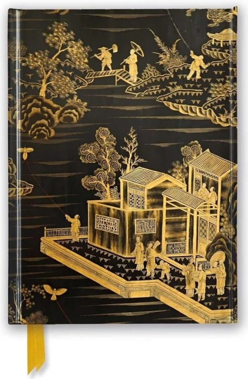 Notatnik A5 linia TW Chinese Lacquer Black & Gold