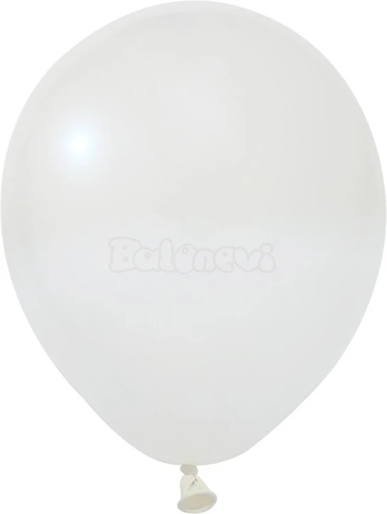 Balony lateksowe Pastel białe 25cm 100szt