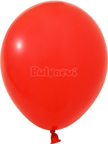 Balony lateksowe Pastel czerwone 25cm 100szt