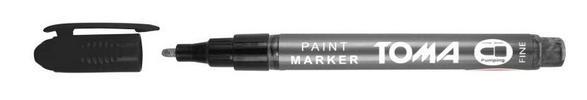 Marker olejowy Fine srebrny 1szt TOMA, TOMA