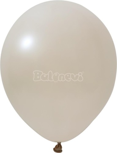 Balony lateksowe Pastel piaskowobiały 25cm 100szt