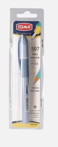 Pióro wieczne Rubber szaro-niebieskie TOMA, TOMA