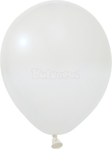 Balony lateksowe Pastel białe 30cm 100szt