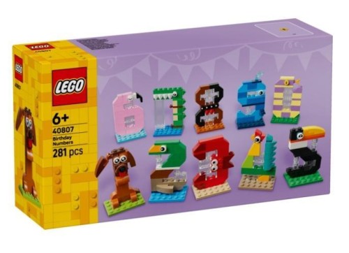 LEGO(R) ICONIC 40807 Urodzinowe cyferki, LEGO(R)
