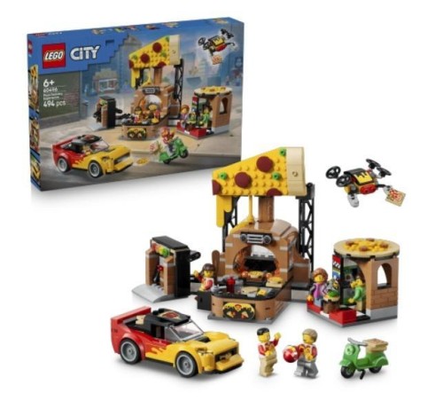 LEGO(R) CITY 60496 Dostawa pizzy z pojazdami