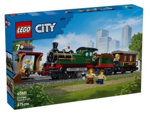 LEGO(R) CITY 60511 Retro pociąg z lokomotywą...