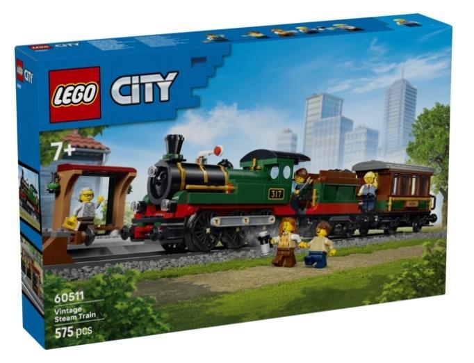LEGO(R) CITY 60511 Retro pociąg z lokomotywą...