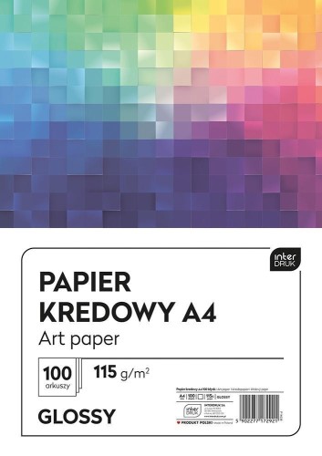 Papier kredowany A4/100K 115g błysk, INTERDRUK