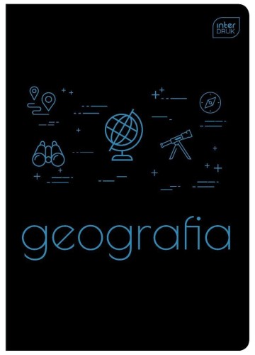 Zeszyt A5/60K kratka UV Geografia (10szt)