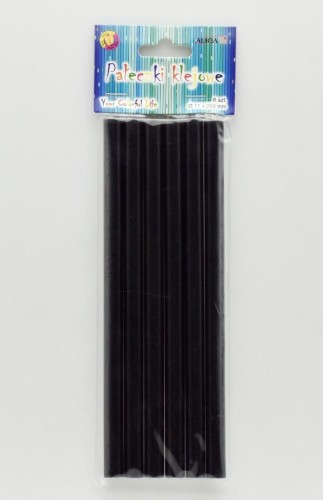 Klej do pistoletu czarny 11mm 6szt, Aliga