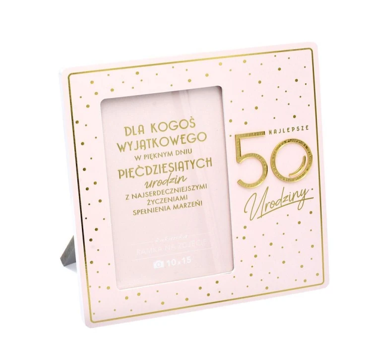 Ramka Moments Urodziny 50 Elite, Kukartka