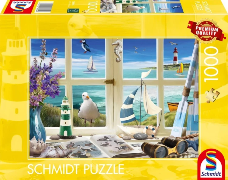 Puzzle 1000 Okno na morze, Schmidt
