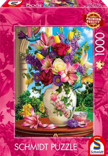 Puzzle 1000 Bukiet kwiatów, Schmidt