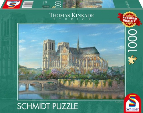 Puzzle 1000 Katedra Notre Dame, Schmidt