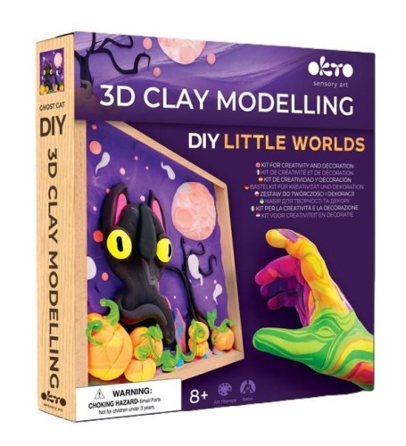 Zestaw DIY z masy plastycznej Koci Duch, Okto