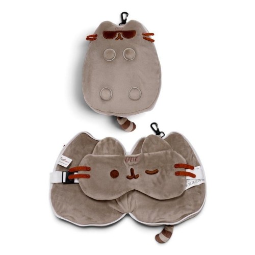 Poduszka podróżna i maska na oczy - Pusheen