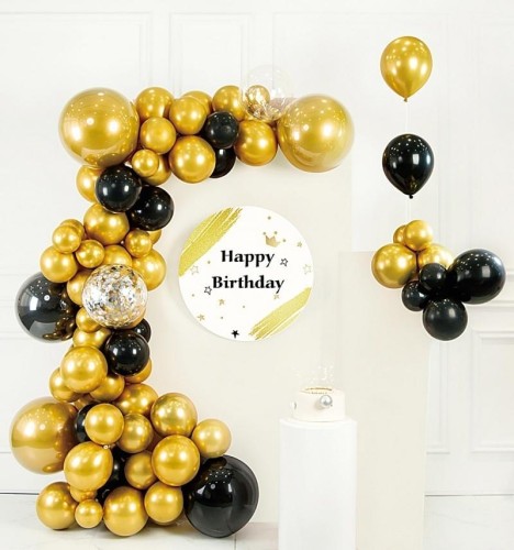 Zestaw balonów złoty 73szt PARTY GO