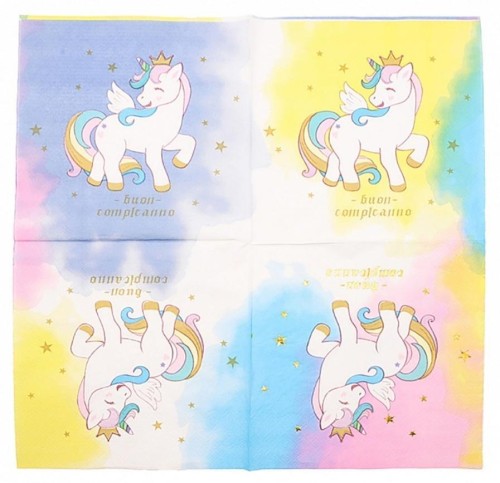 Serwetki papierowe Unicorn 10szt PARTY GO