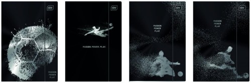 Teczka z gumką A4+ Metallic Sport (10szt)