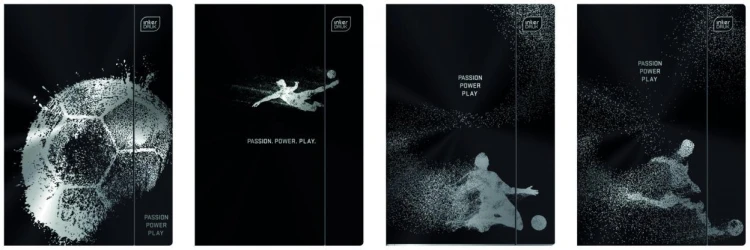 Teczka z gumką A4+ Metallic Sport (10szt)