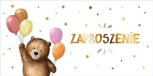 Zaproszenie Dziecięce Z68 (5szt)