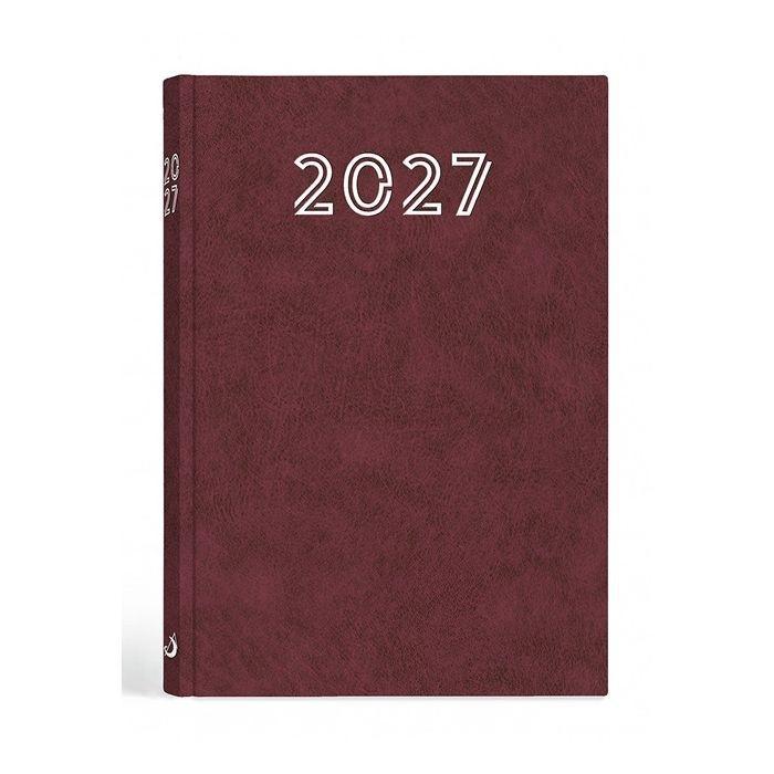 Terminarz 2027 A5 standard bordowy