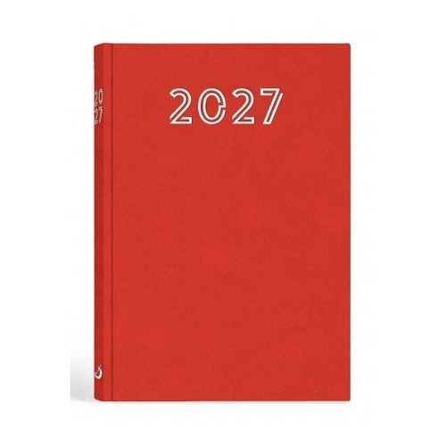 Terminarz 2027 A5 standard czerwony